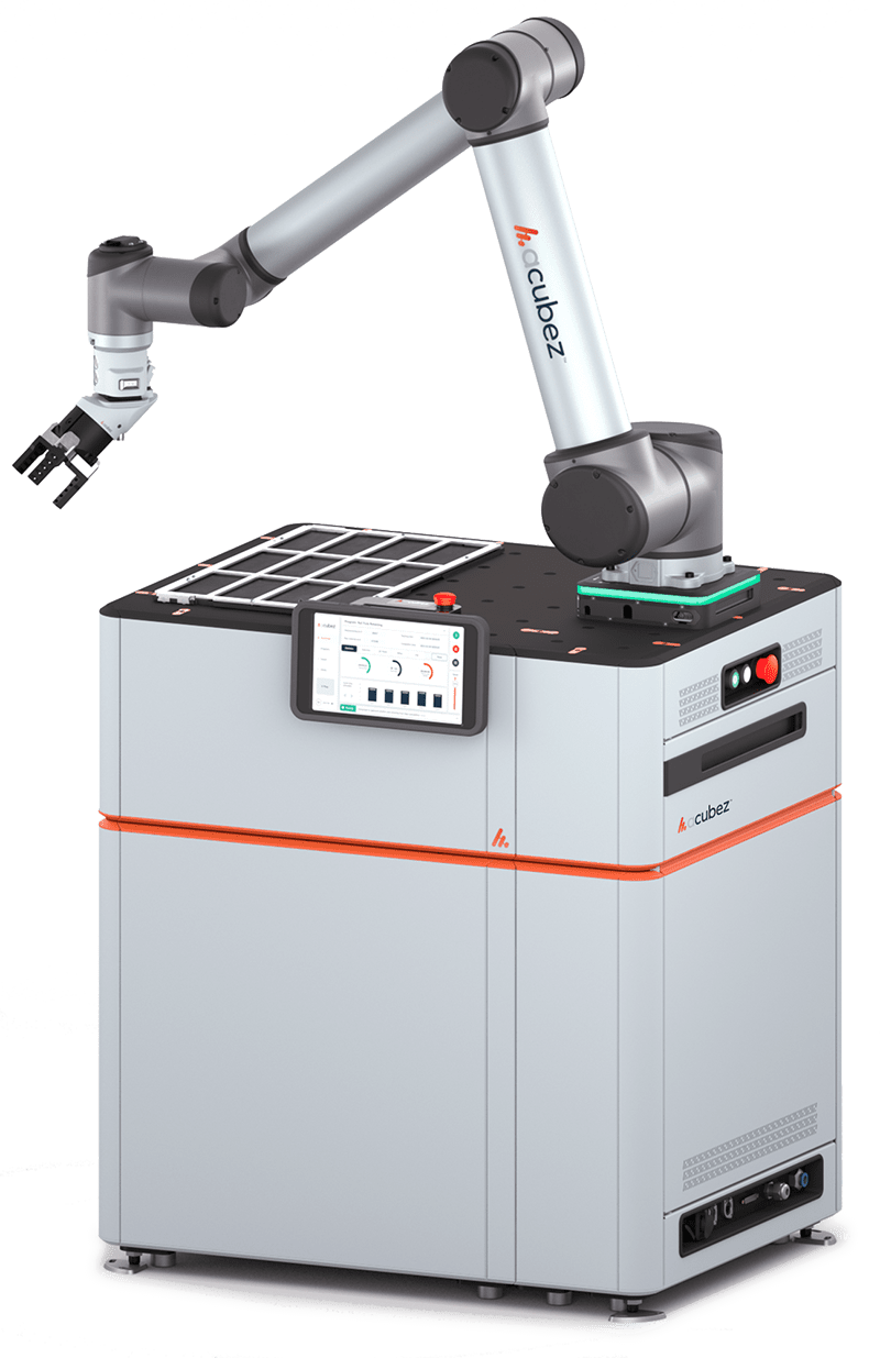Kleinserienfertigung: CNC Maschine beschicken mit Acubez™ 800 Cobot automatisiert