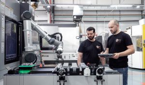 EMI continually adds more CNC cobots: automated milling machines dramatically increased machine uptime