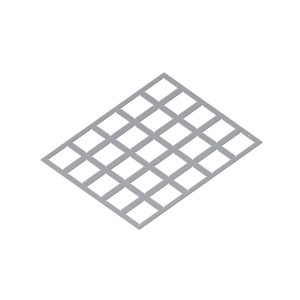 Table-GRID 600-R-5x5 size 81x61